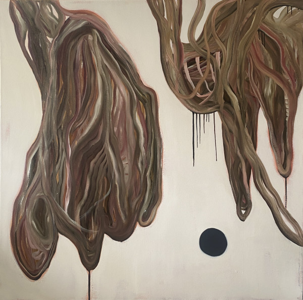 FUGUE STATE #4  (150 x 150 cm) by Hannah Thomas