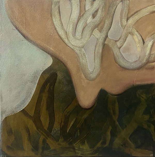 MOON MAD (50 x 50 cm) by Hannah Thomas