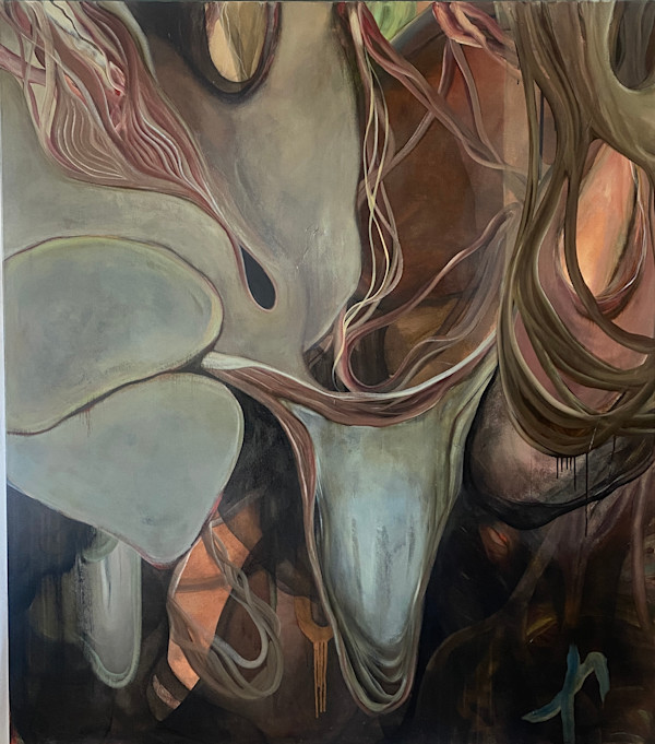 EMOTIONAL NEXUS (160 x 140 cm) by Hannah Thomas