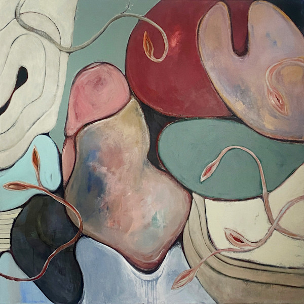 RITE OF SPRING, 150 x 150 cm by Hannah Thomas, Image 1.