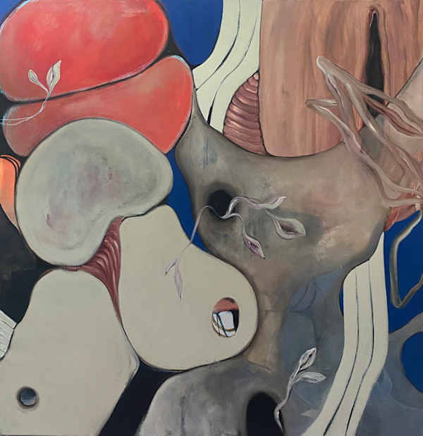 THE UNSETTLING - (170 x 170 cm) by Hannah Thomas