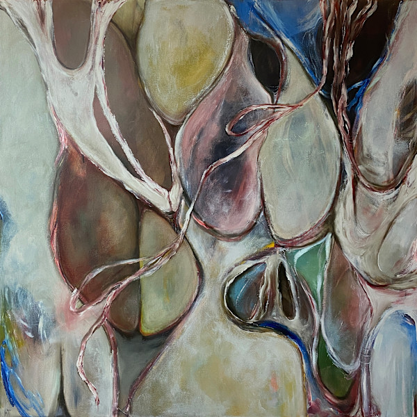 INCUBATOR (120 x 120 cm) by Hannah Thomas