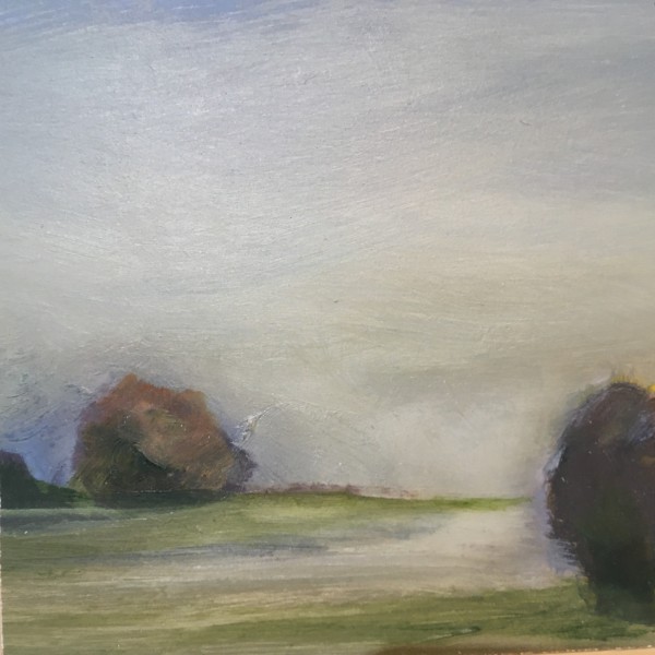 Out painting, Edge of Field by Marston Clough