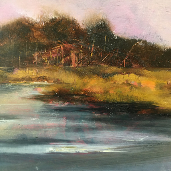 Mill Pond Winter by Marston Clough