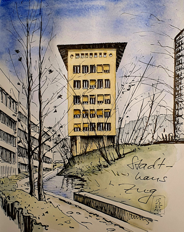Stadthaus Westseite by Martin Spillmann