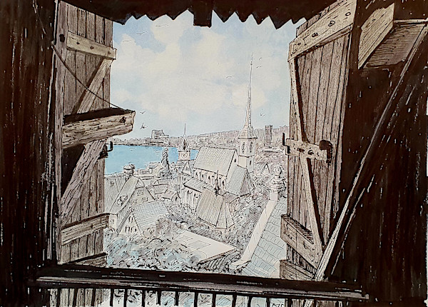 Blick vom Pulverturm by Martin Spillmann