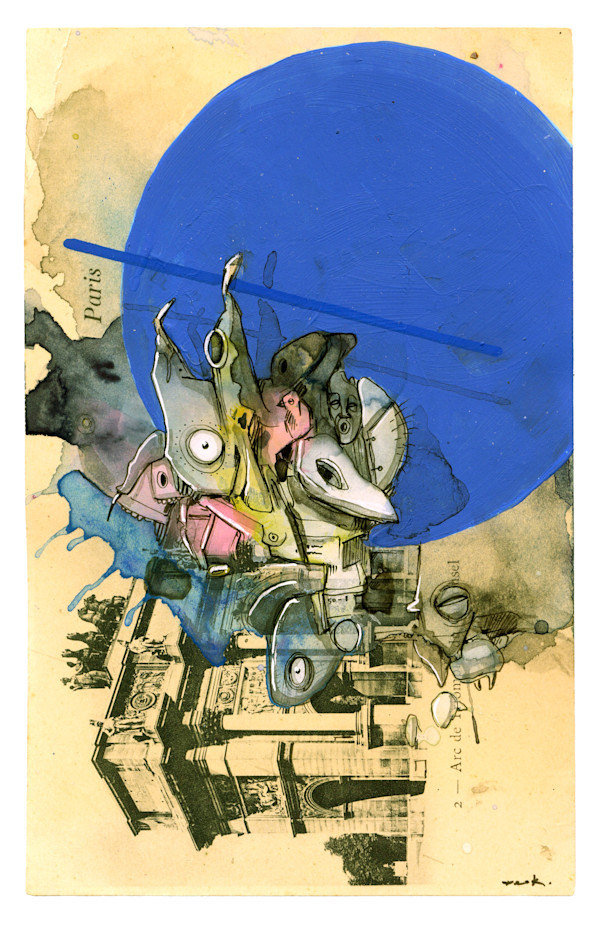 Bleu et bleu by Peer Kriesel