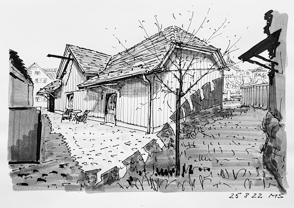 Eingang Bauhütte by Martin Spillmann