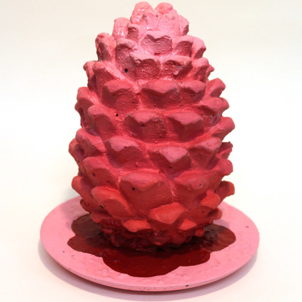 variations of a pine cone - pink by Marina Lutz