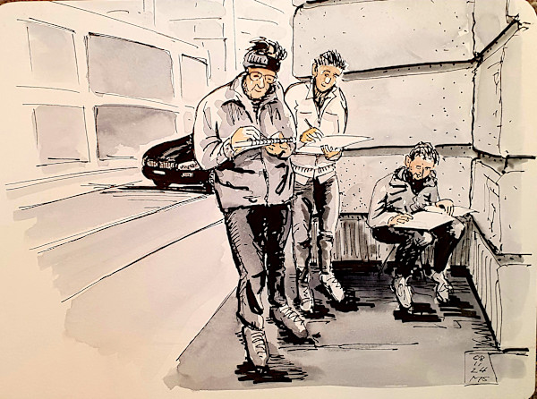 Urban Sketchers by Martin Spillmann
