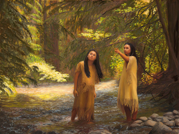 Women at Bird Creek by Kim Randleas