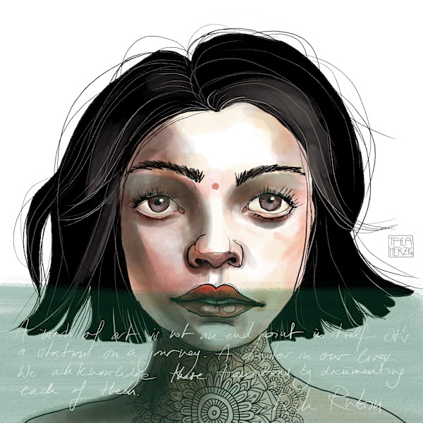 Portrait "Jessica" by Thea Herzig