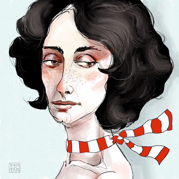Portrait "Lina" by Thea Herzig