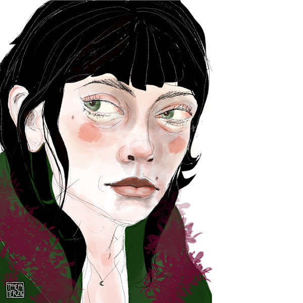 Portrait "Taia" by Thea Herzig