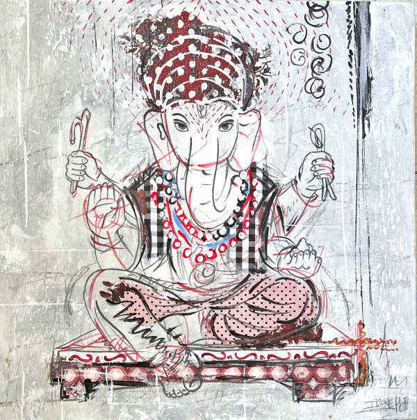 Ganesh with me by Art Irene Hoff