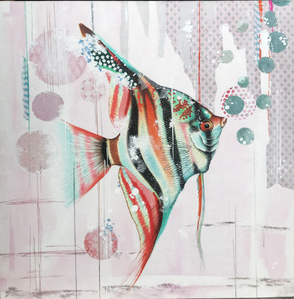 Blowing bubbles by Art Irene Hoff