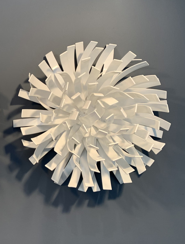 20" White Anemone by Matt Devine Inc.