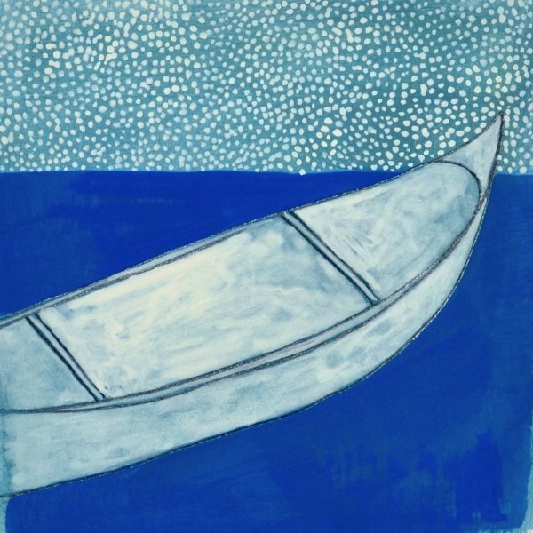 Cold (Blue Canoe) by Layla Luna