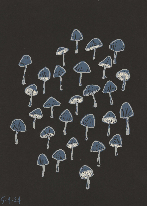 Garden Mushrooms by Layla Luna