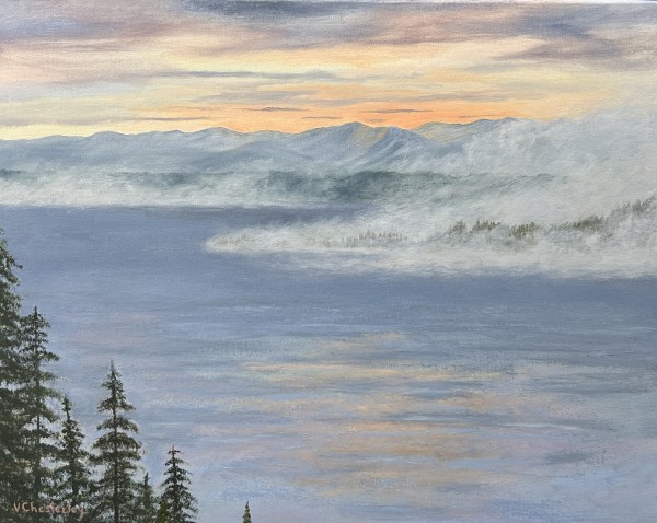 Cascade Sunrise by Vivian Chesterley