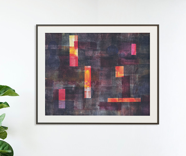 Nocturne with orange by Clare Winslow