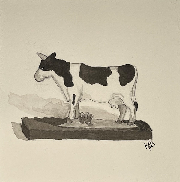 Holiday Cow by KJ Bateman