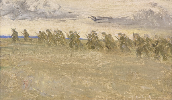 Australians Attacking by May Butler-George