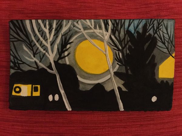 The Full Moon With a Halo. #1110