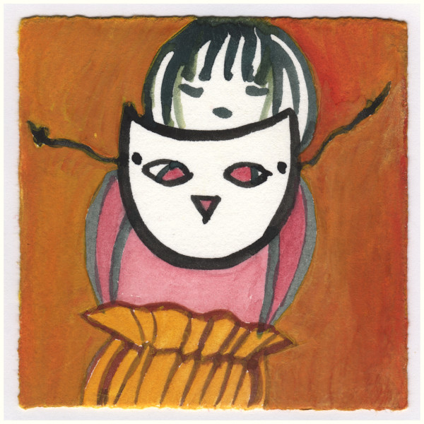 My Pink Sweater and my Japanese Silk Skirt. #086