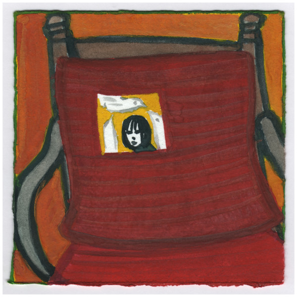 A Drawing on the Pillow. #127