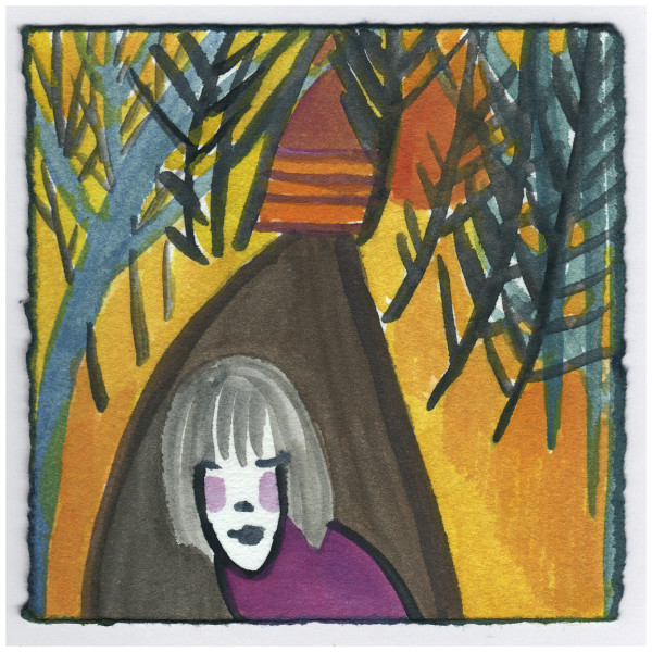 Coming Home From Jane's in the Moonlight. #234 by Raya Bodnarchuk, Estate, Image 1.