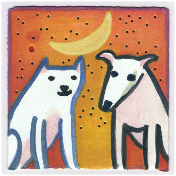 Enjoying the Moon and Mars and Saturn. #256 by Raya Bodnarchuk, Estate, Image 1.