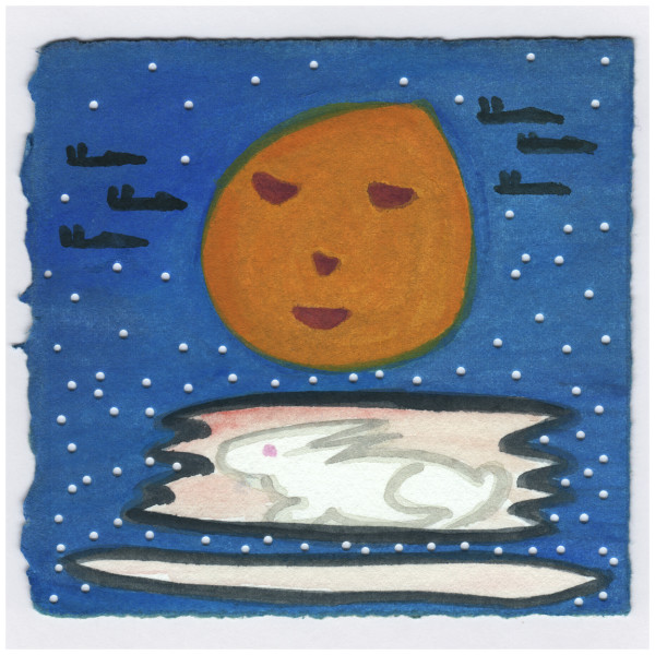 The Moon and the Blue Angels Over Baltimore. #272 by Raya Bodnarchuk, Estate, Image 1.
