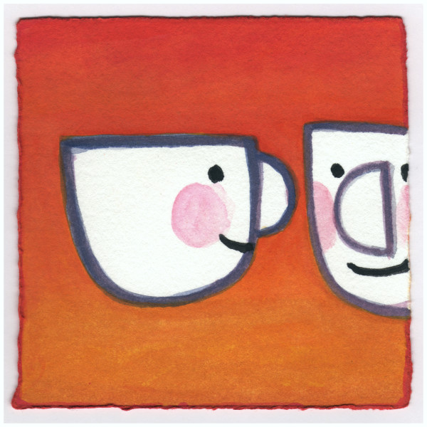 Ken Goldstrom's Face Cups. #281 by Raya Bodnarchuk, Estate, Image 1.