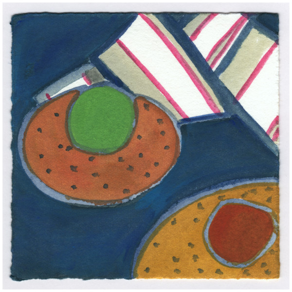 Hors d'Oeuvres with Claudia and Christopher. #300 by Raya Bodnarchuk, Estate, Image 1.