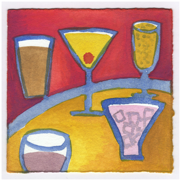 The Watermelon Martini. #303 by Raya Bodnarchuk, Estate, Image 1.