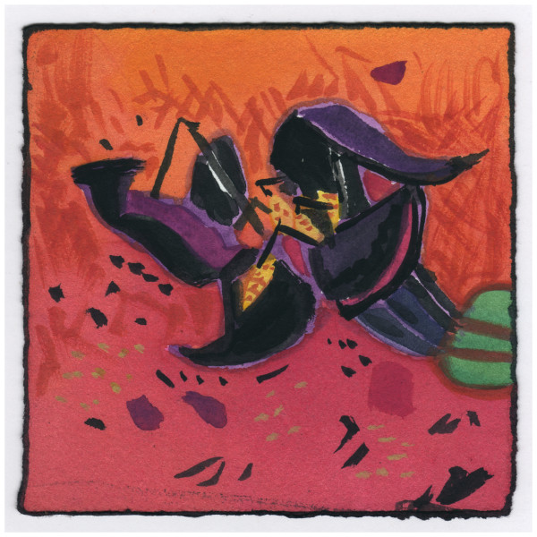 The Seed Pod is Still Ripening. 1/20/15. #417