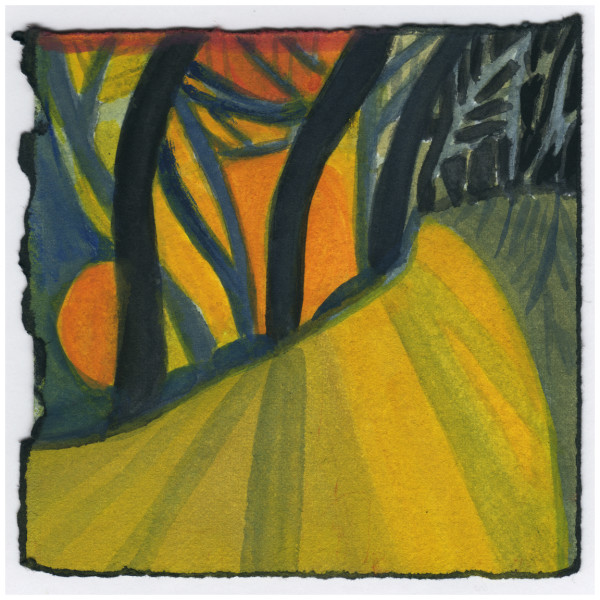 Sunset Over the River, the Tow Path and the Canal. #466