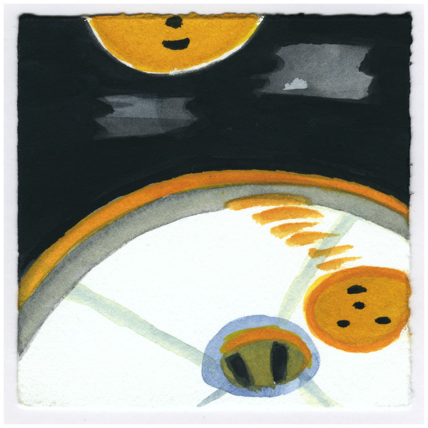 The Reflection on My Patio Table. #485