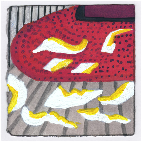 Magnolia Petals on My Front Porch. #489