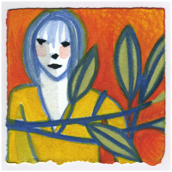 With Some Mountain Laurel Branches. #530 by Raya Bodnarchuk, Estate, Image 1.