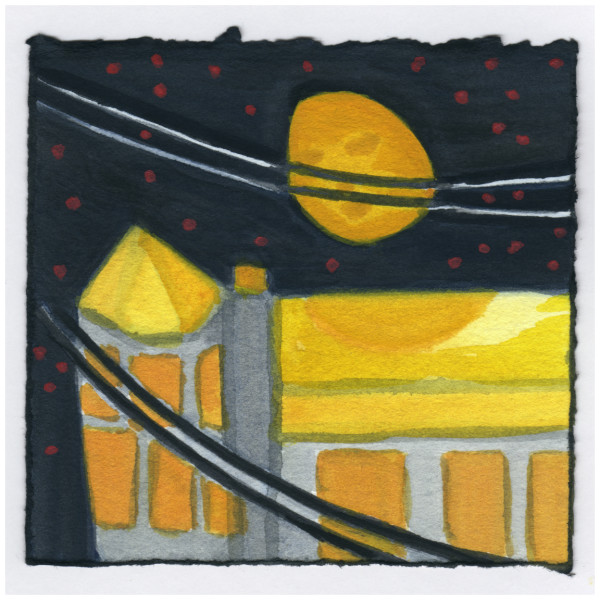 The Moon Wires and Their Shadows. #540 by Raya Bodnarchuk, Estate, Image 1.