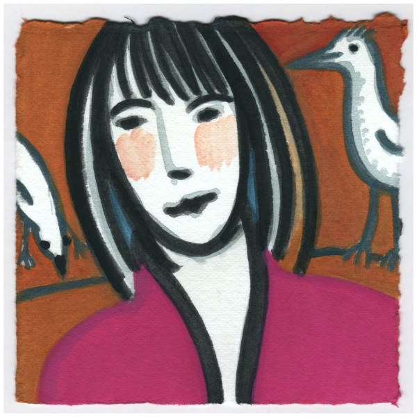 Some Birds in the Background. #583 by Raya Bodnarchuk, Estate, Image 1.