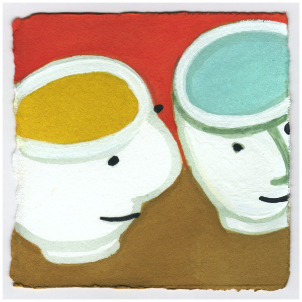 Two Friends. #588 by Raya Bodnarchuk, Estate, Image 1.