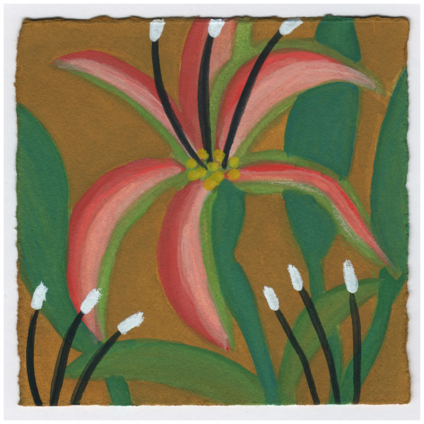 Some Lilies. #595 by Raya Bodnarchuk, Estate, Image 1.