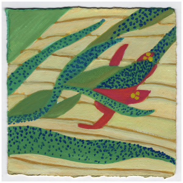 Gladiolas. In Francesca's Garden. #598 by Raya Bodnarchuk, Estate, Image 1.