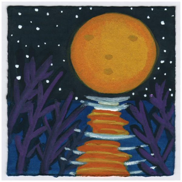 Moonlight on the Bay. #603 by Raya Bodnarchuk, Estate, Image 1.
