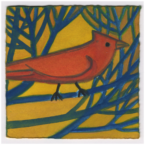 The Cardinal With More Branches. #613 by Raya Bodnarchuk, Estate, Image 1.