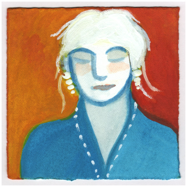 With Eyes Closed. #615 by Raya Bodnarchuk, Estate, Image 1.