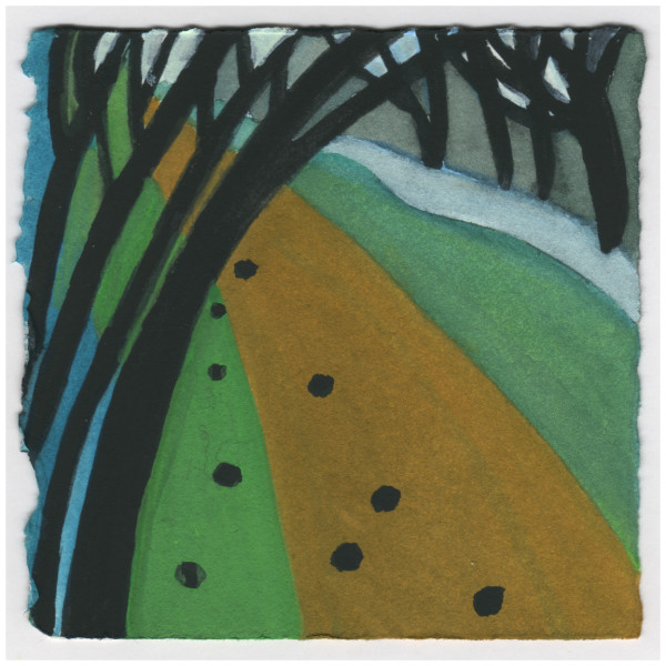 Some Walnuts on the Tow Path. #618 by Raya Bodnarchuk, Estate, Image 1.